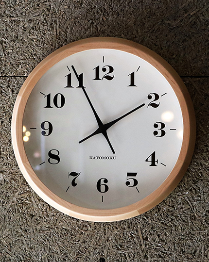wall clock – km13 solid hard maple