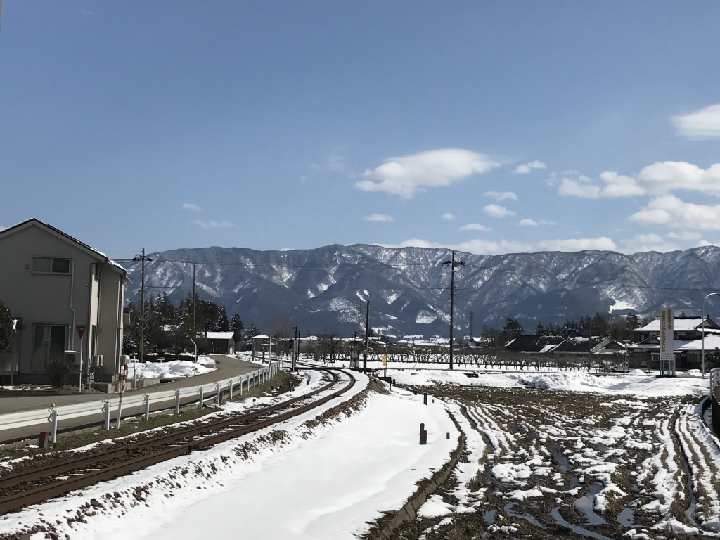 さわやかな立山連峰