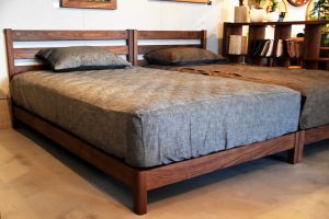 【ベット】RBD-01 BED FRAME Walnut (15)