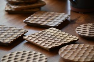 【コースター】SOLID TEAK WOOD COASTER (15)