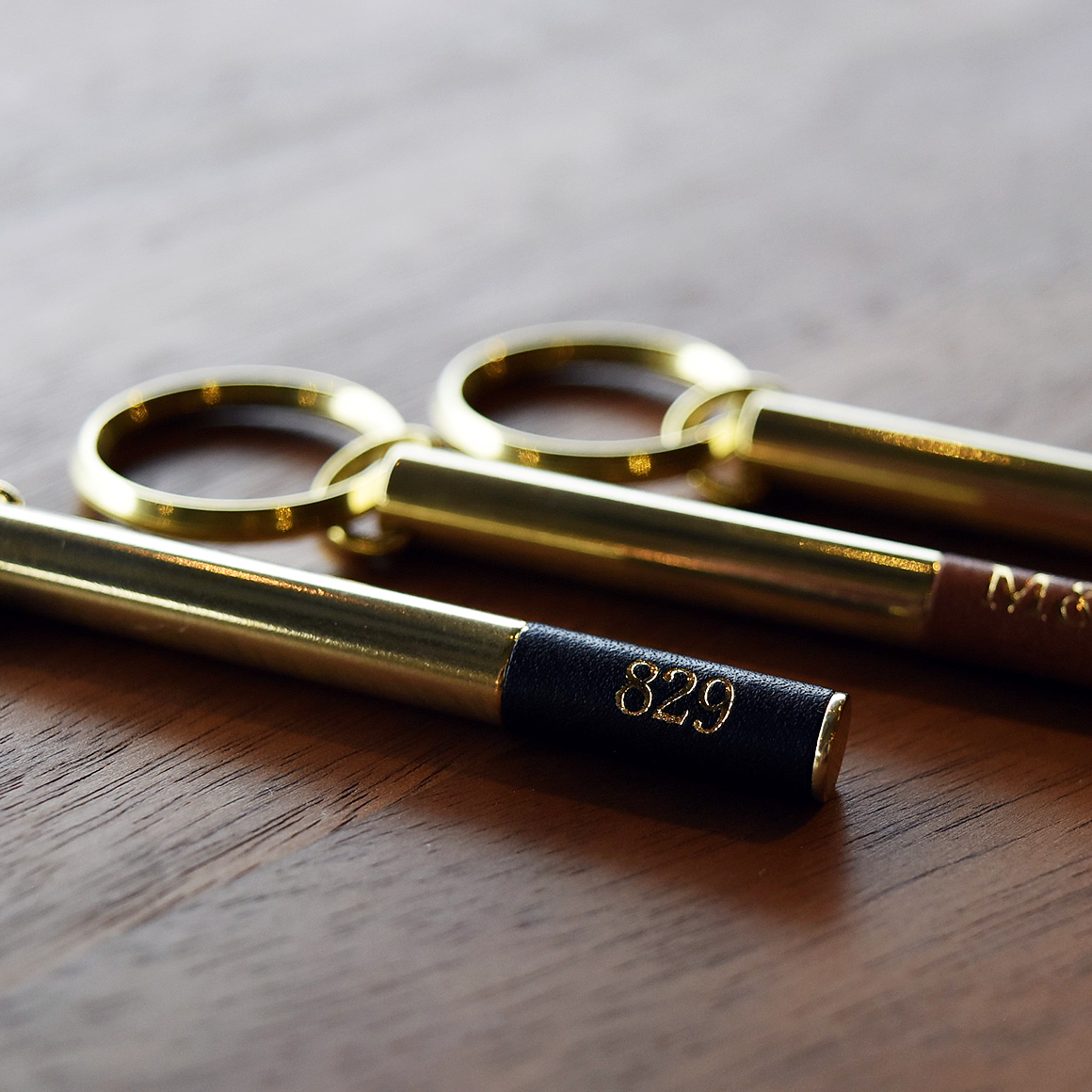 keyring-brass