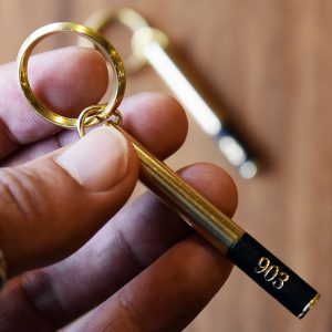 keyring-brass