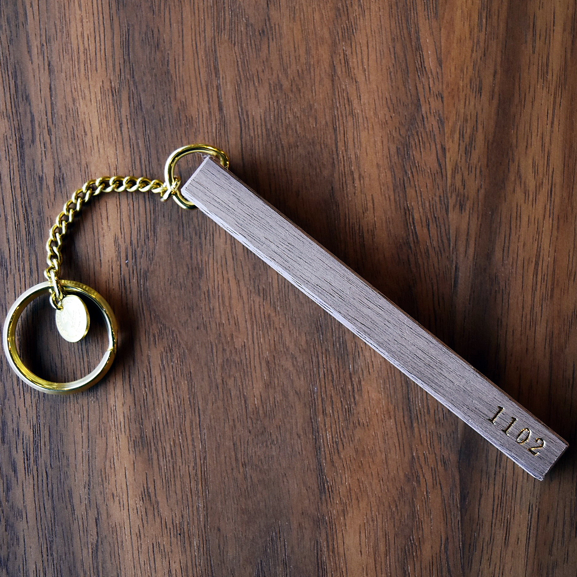 keyring-wood-brass