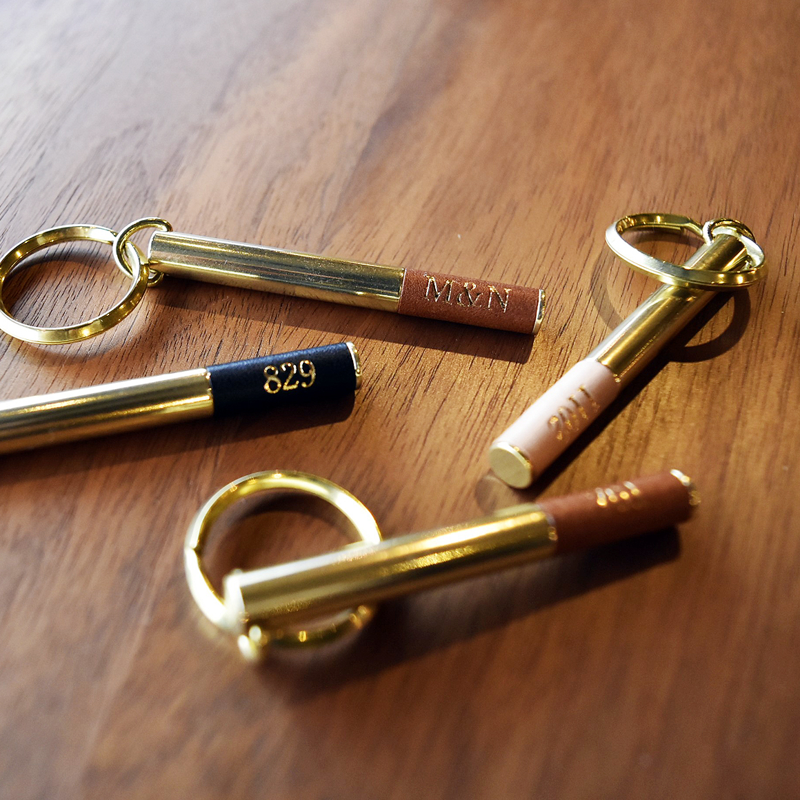 keyring-brass