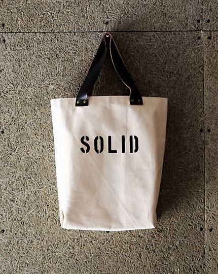 solid canvas bag