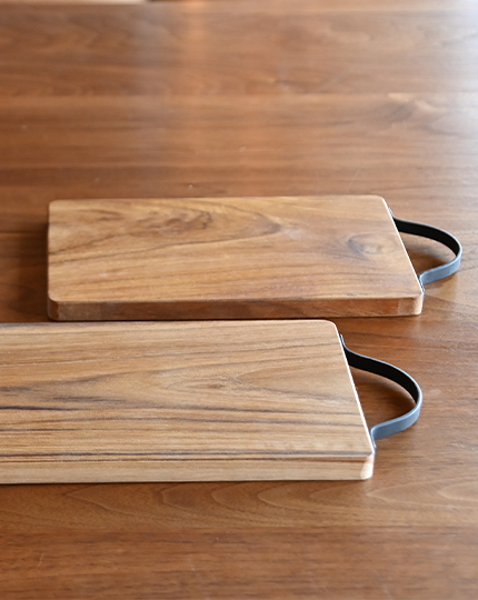 teak wood cutting board square