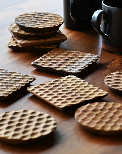 SOLID TEAK WOOD COASTER